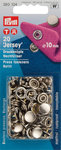 Prym Jersey Nachfüllset Metallkappe 10mm silber