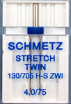 Schmetz Stretch Zwillingsnadel 4,0/75