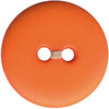 Modeknopf abgerundet matt orange 20mm