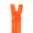 RITZI Reißverschluss Teilbar Kunststoff Delrin 6mm NEON-Orange