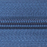 RITZI Reißverschluss 3mm unteilbar Spirale blau