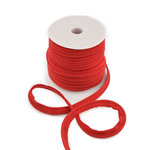 Jersey Paspelband elastisch 10mm rot