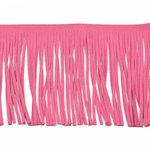 Fransenband Wildlederoptik 12cm pink