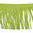 Fransenband Wildlederoptik 12cm lime