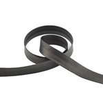 Lederoptik Einfassband/Schrägband 20mm schwarz