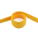 Flache Kordel - Hoodieband 15mm gelb