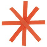 Klettband orange 20mm (Stück 20cm)