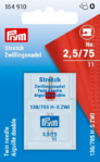 PRYM Doppel-Nähmaschinennadel "Stretch" 130/705 75/2,5mm