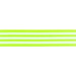 Veloursgummi Streifen neon grün 40 mm