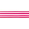 Veloursgummi Streifen neon pink 40 mm