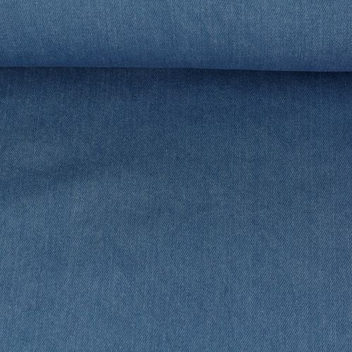 Jeansstoff leicht elastisch hellblau - B-Ware