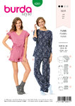 Burda Schnittmuster Pyjama – Shorty-Pyjama