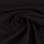 Swafing Strickbündchen extra breit glatt schwarz (299)