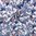 Baumwollstoff Popeline Flowers and Birds Jeansblau