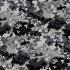 Canvas Camouflage Schwarz-Weiß