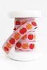 Farbenmix Webband "byGraziela Apfel, rot-orange" 15mm