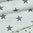 Baumwollstoff Popeline Sterne groß grau auf weiß