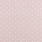 Baumwollstoff Popeline Punkte groß rosa