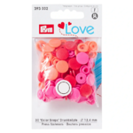 Prym Love Color Snaps 12,4mm rot/rosa