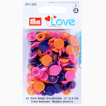 Prym Love Color Snaps 12,4mm orange/pink/violett