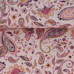 French Terry / Sommer-Sweat Paisley altrosa