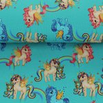 French Terry / Sommer-Sweat Rainbow Alicorns