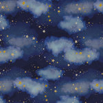 Swafing French Terry / Sommer-Sweat Night Sky