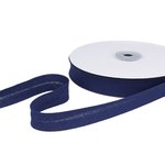 Schrägband Baumwolle 20mm dunkelblau