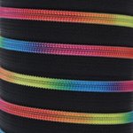 Reißverschluss Meterware Spirale 6mm regenbogen
