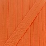 Elastisches Einfassband Rippe matt 20mm orange
