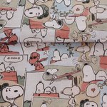 Bio Baumwolljersey Snoopy Cartoon