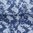 Musselin Mousselin Batik jeansblau