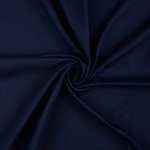 Jersey uni Baumwolle/Elasthan dunkelblau